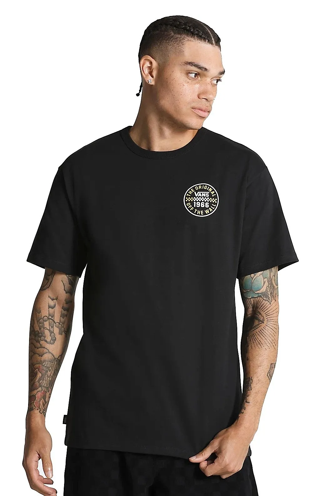 T-Shirt Vans Off The Wall Checker Circle - Black - men´s