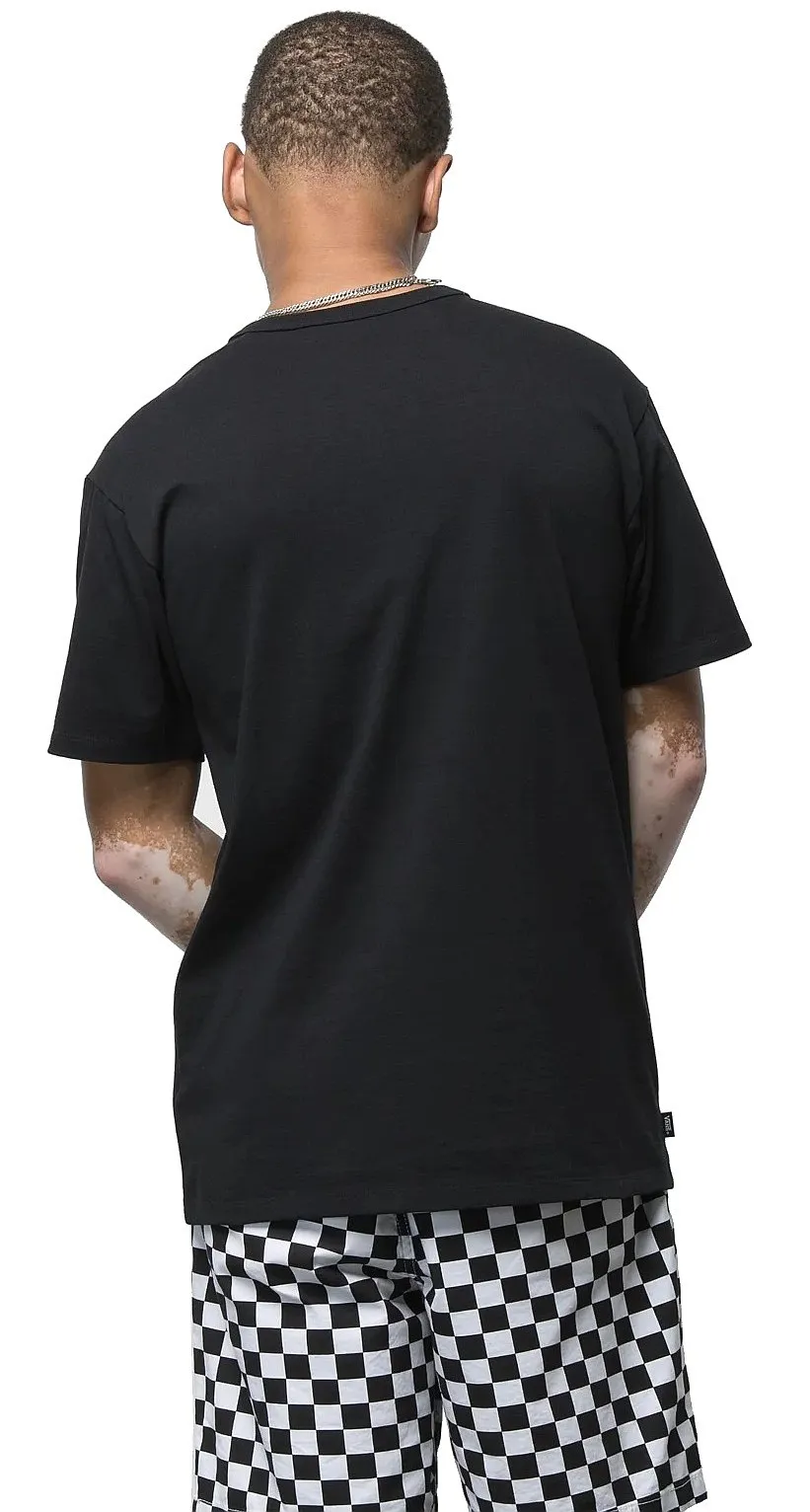 T-Shirt Vans Off The Wall Front Patch - Black - men´s