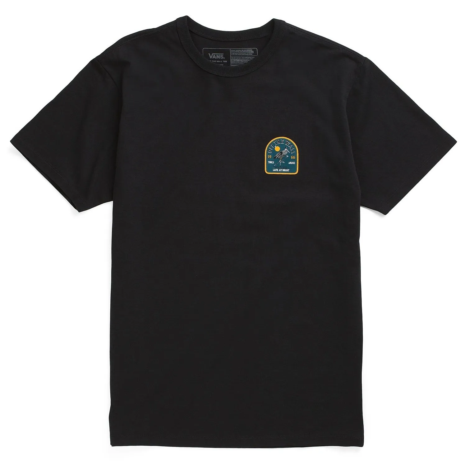 T-Shirt Vans Off The Wall Front Patch - Black - men´s