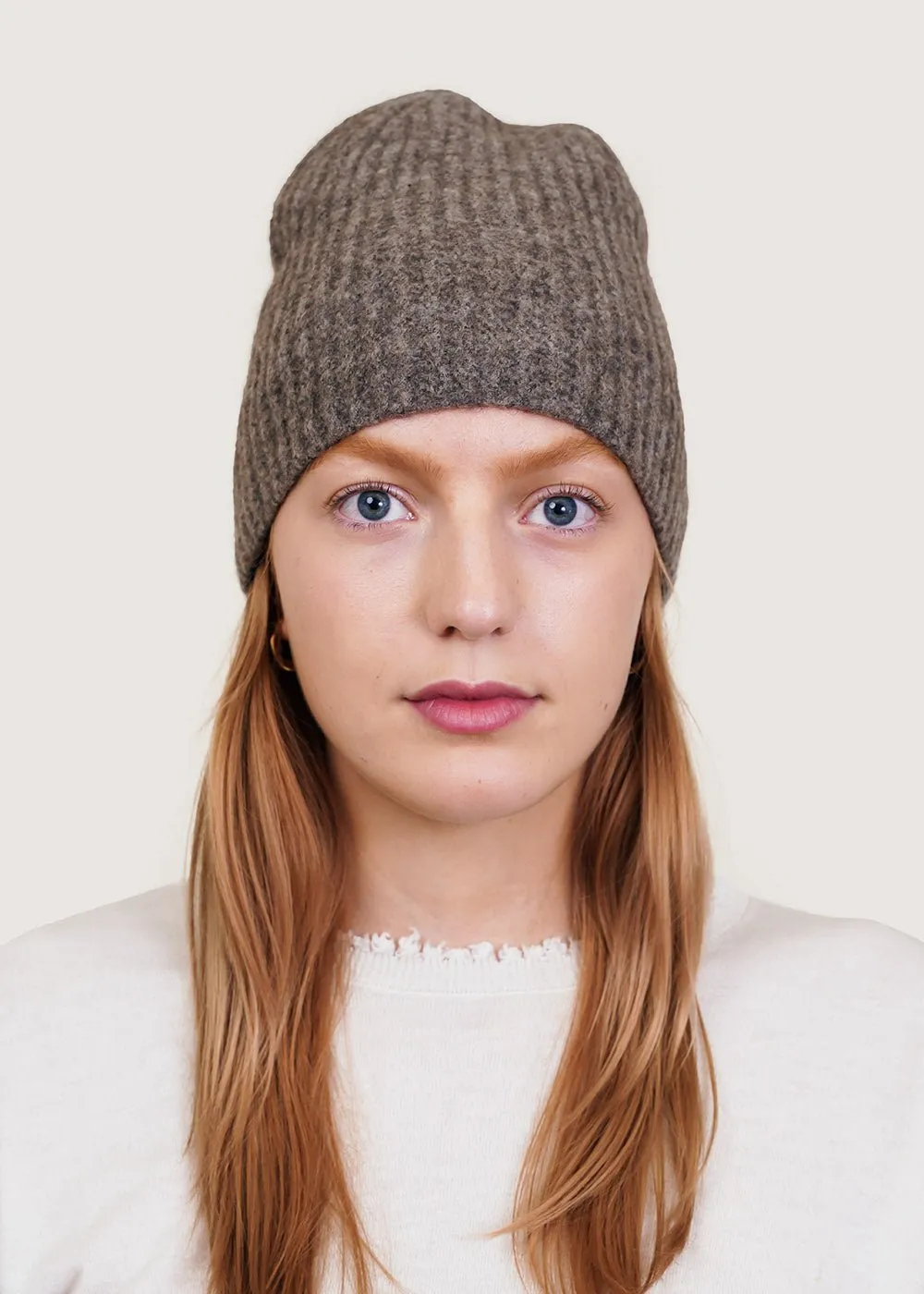 Taupe Yak Beanie