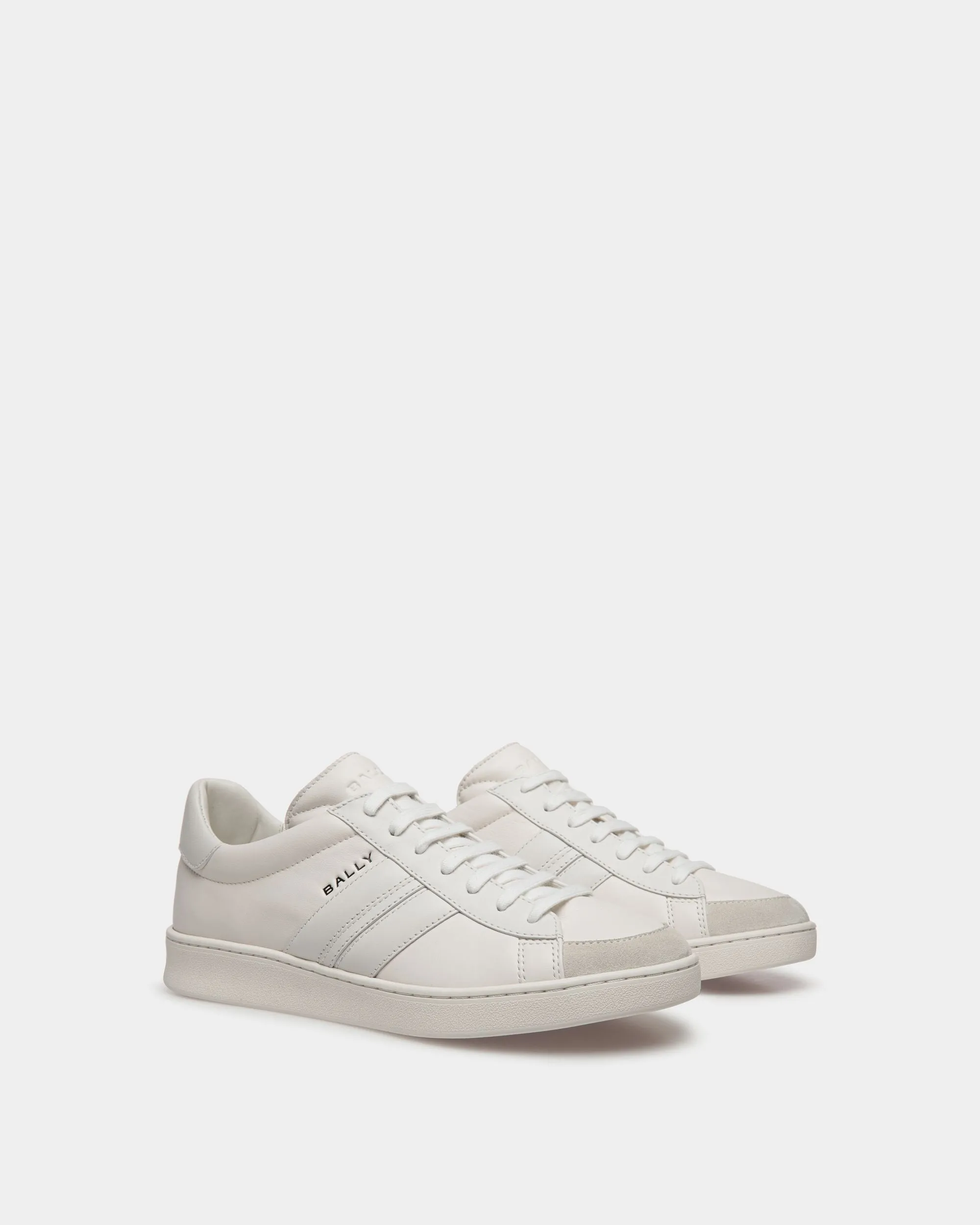 White Leather Tennis Shoes