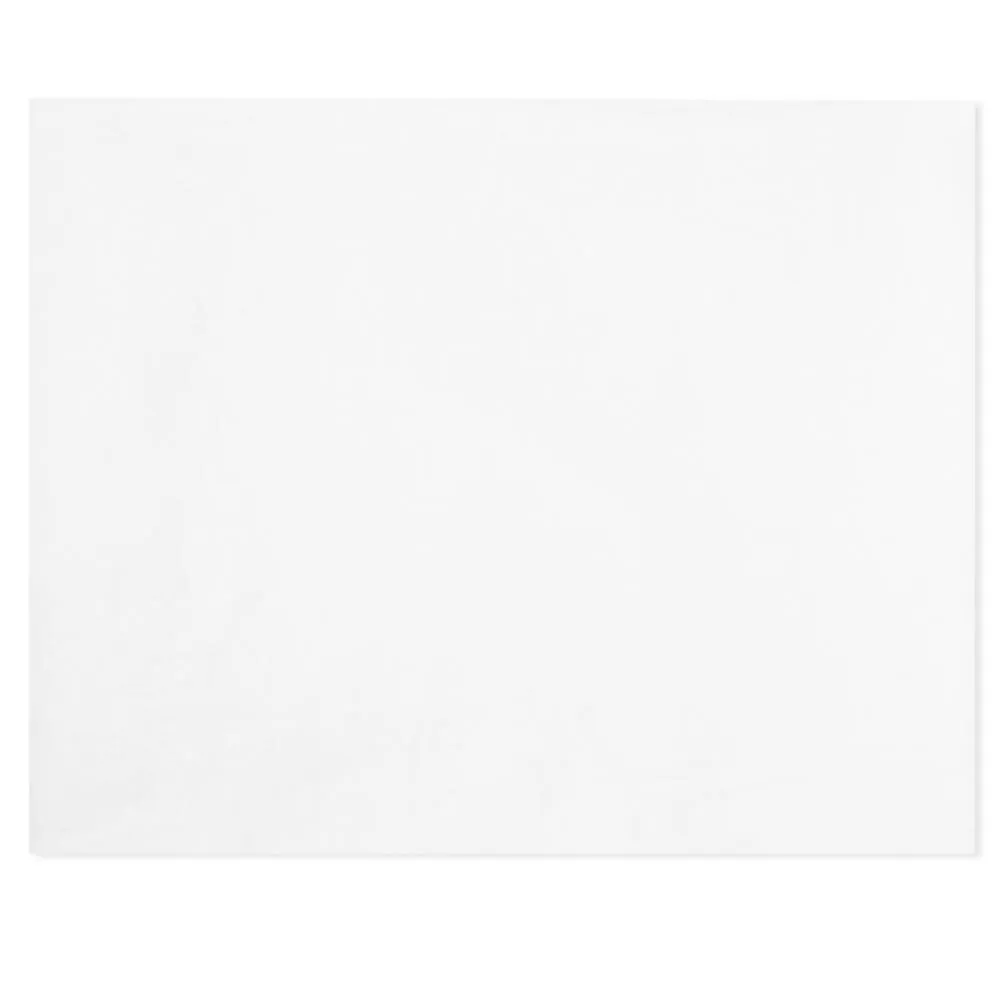 The Conran Shop King Size White Linen Flat Sheet