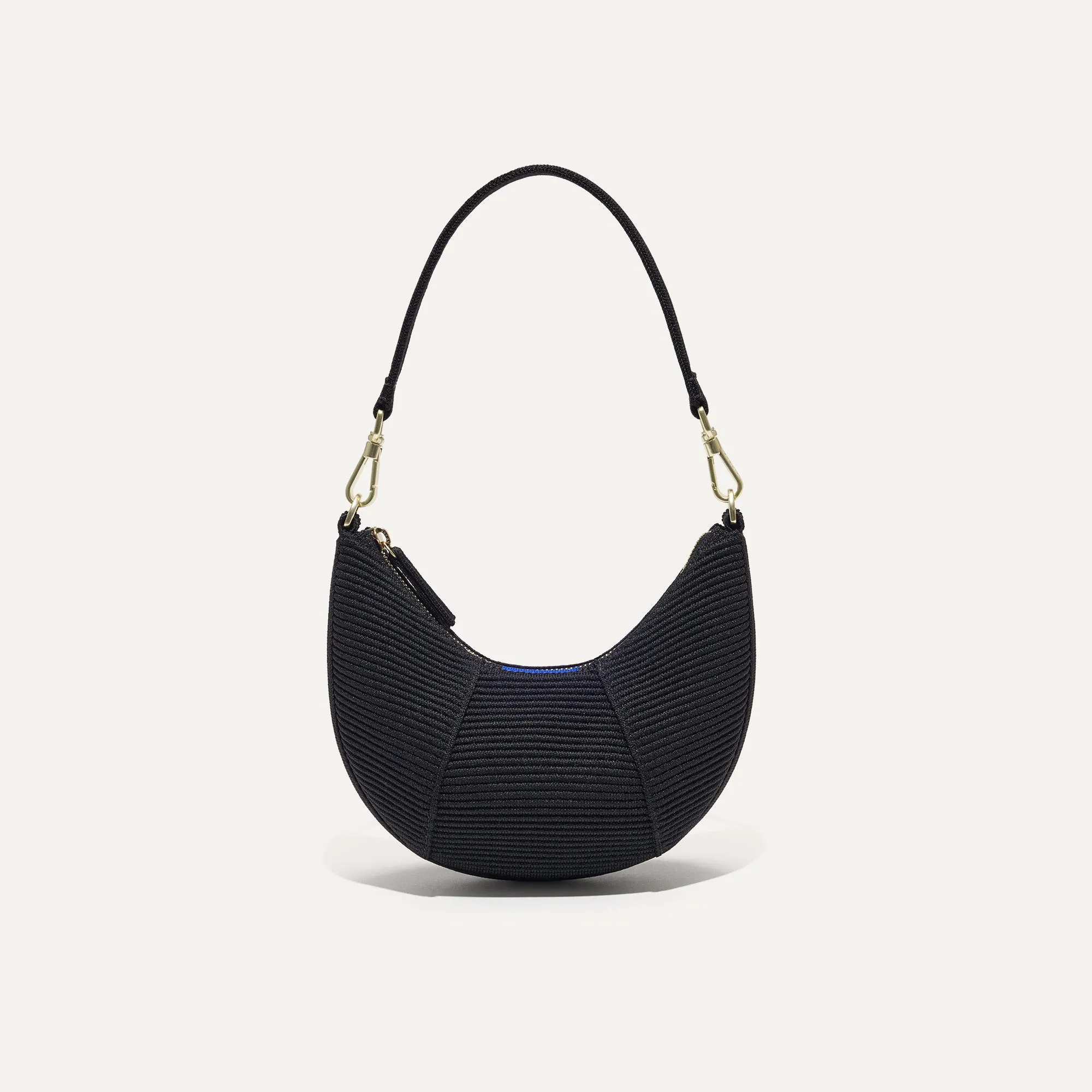 The Mini Crescent Bag in Black