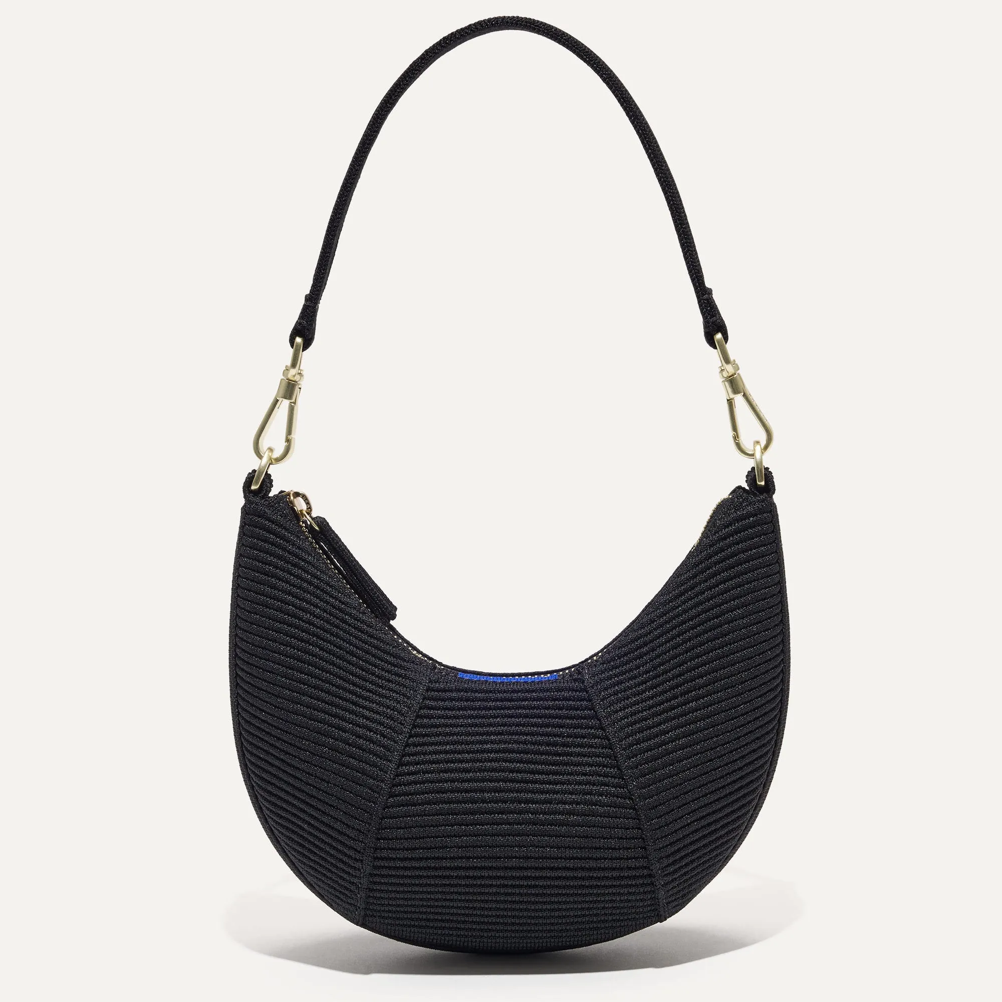 The Mini Crescent Bag in Black