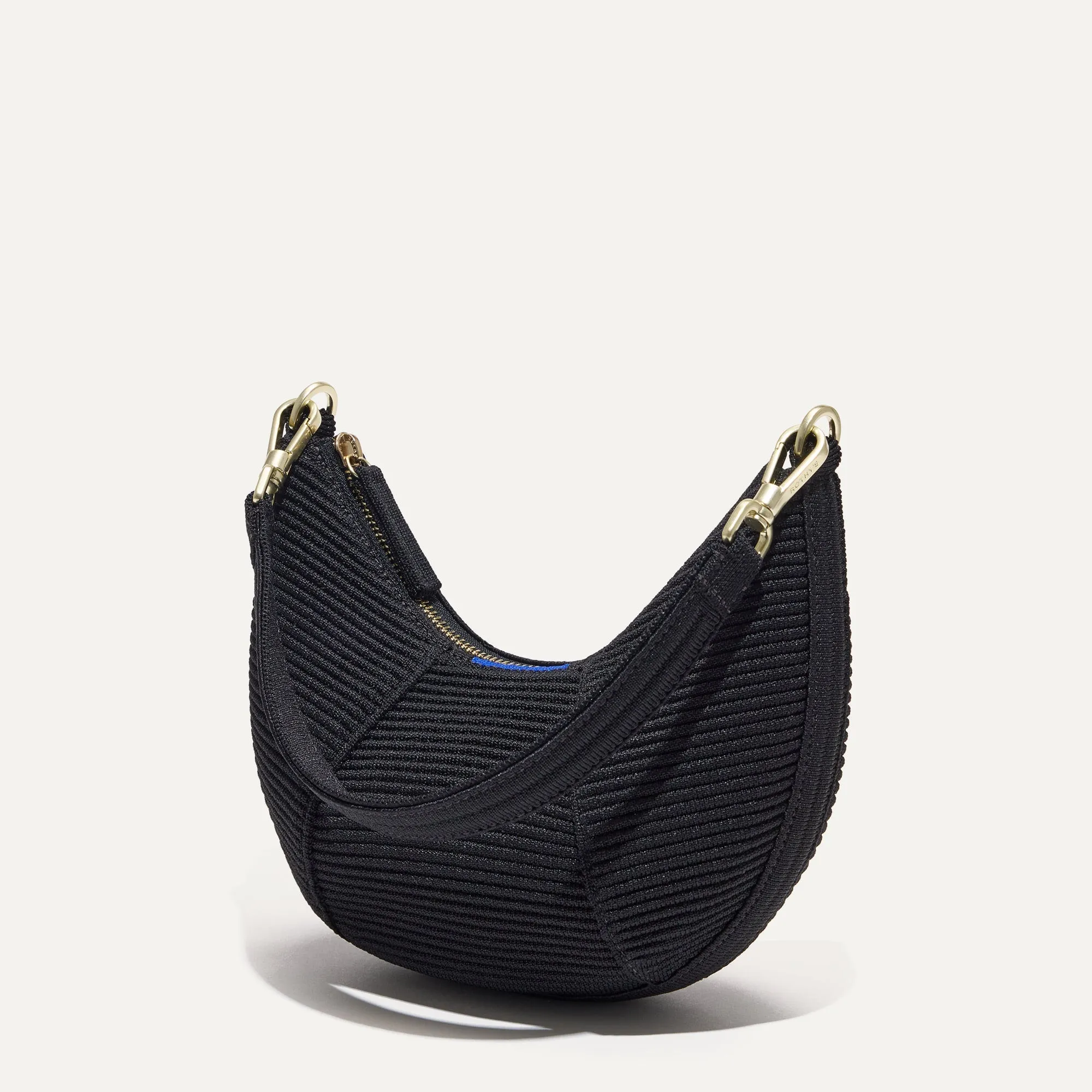 The Mini Crescent Bag in Black