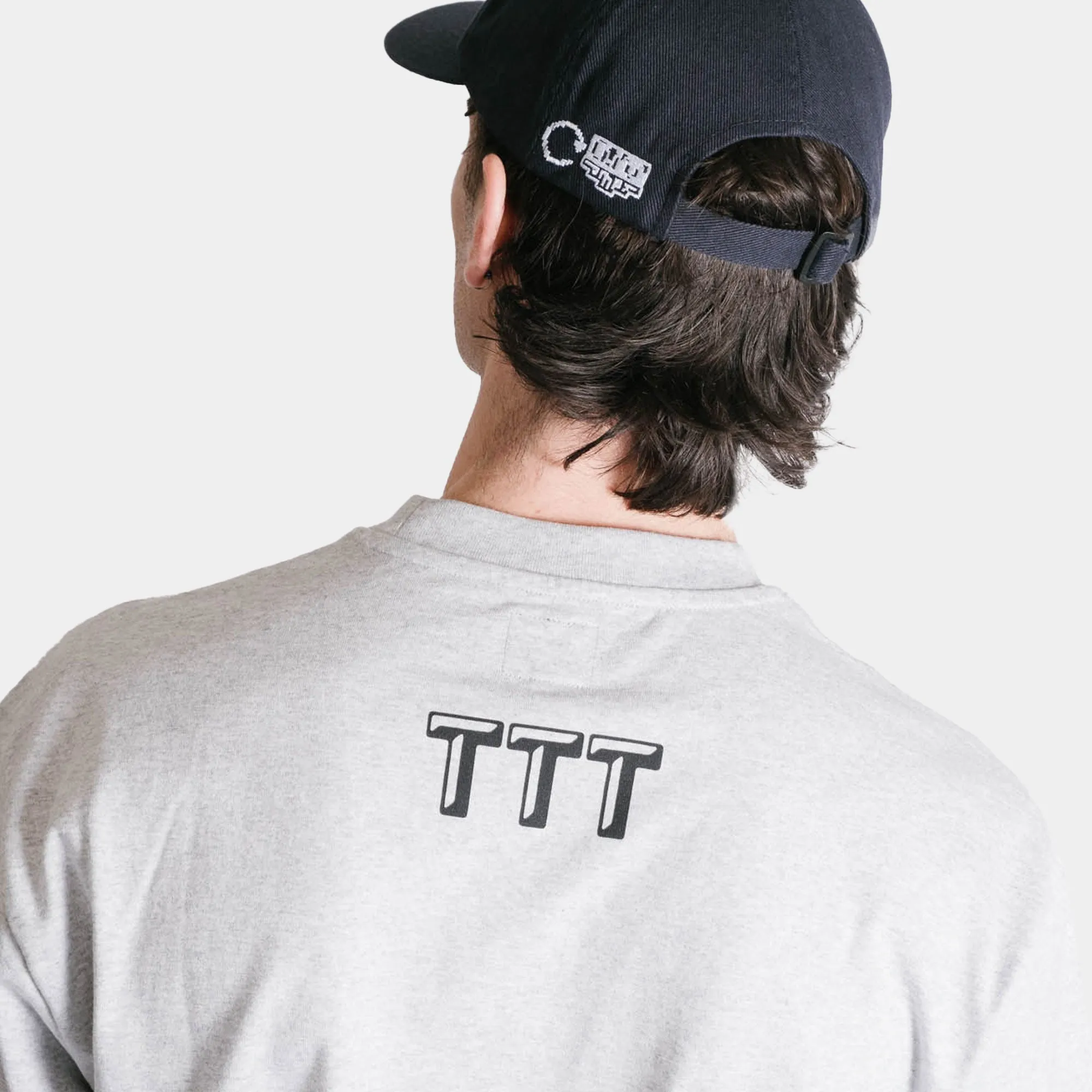 The Trilogy Tapes TTT Pressure Small T-Shirt - Grey Marl