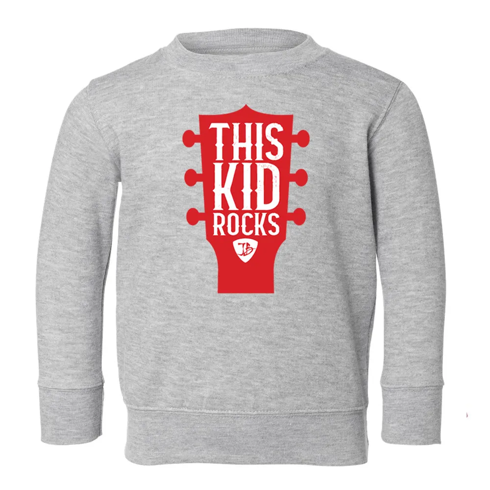 This Kid Rocks Crewneck Sweatshirt (Toddler)