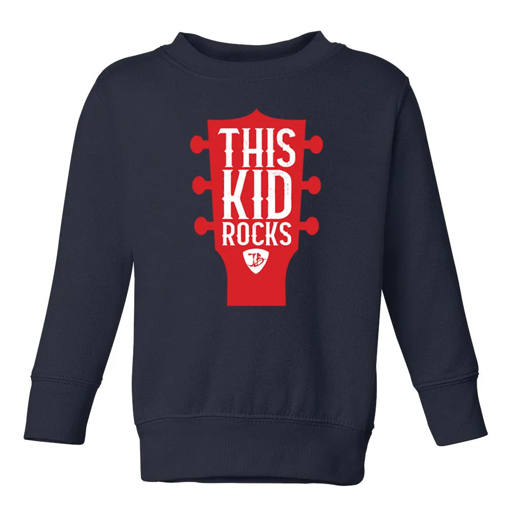 This Kid Rocks Crewneck Sweatshirt (Toddler)