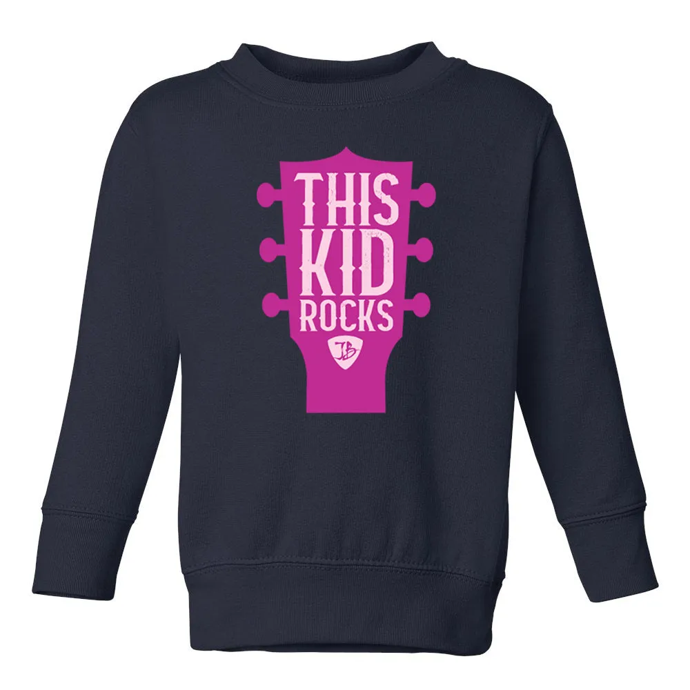 This Kid Rocks Crewneck Sweatshirt (Toddler)