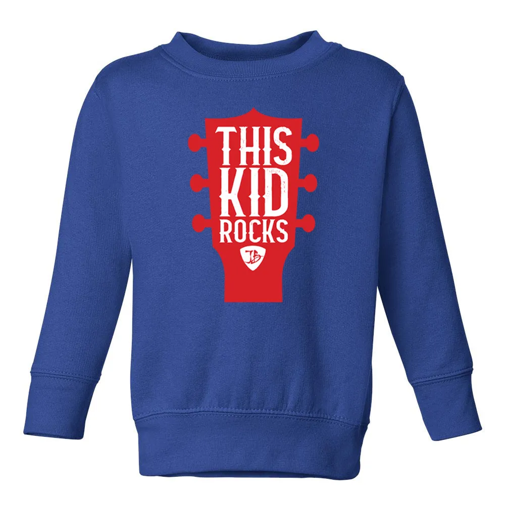 This Kid Rocks Crewneck Sweatshirt (Toddler)