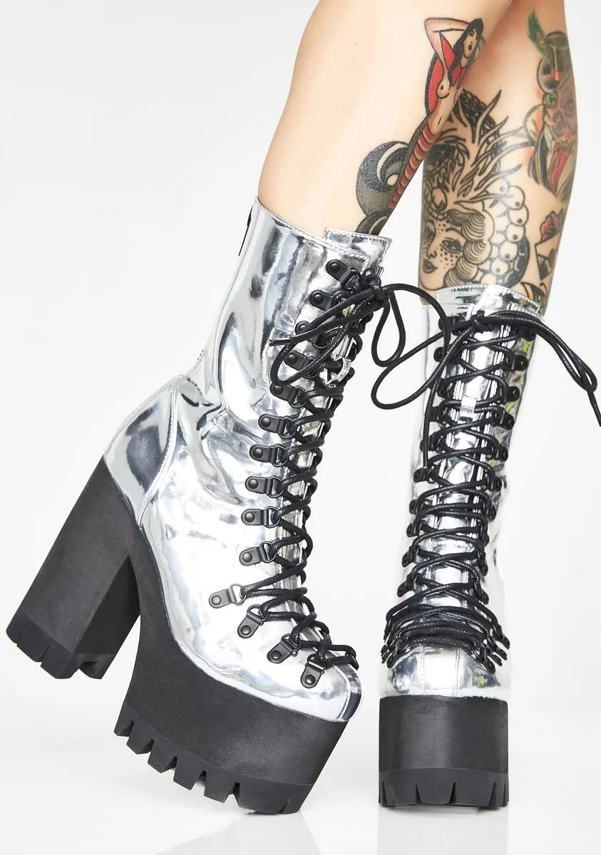 Titanium Ice Platform Boots