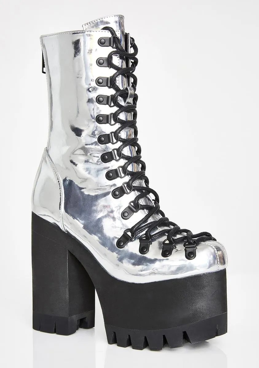 Titanium Ice Platform Boots