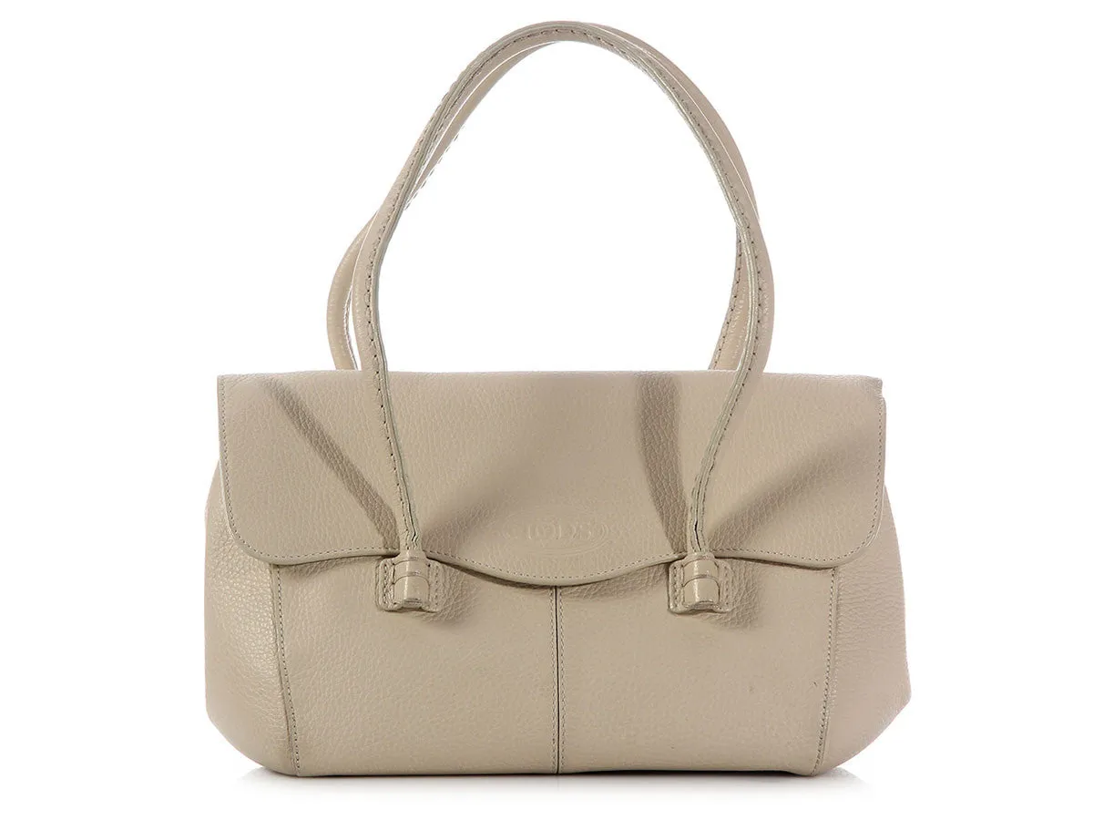 Tod's Beige Logos Bag