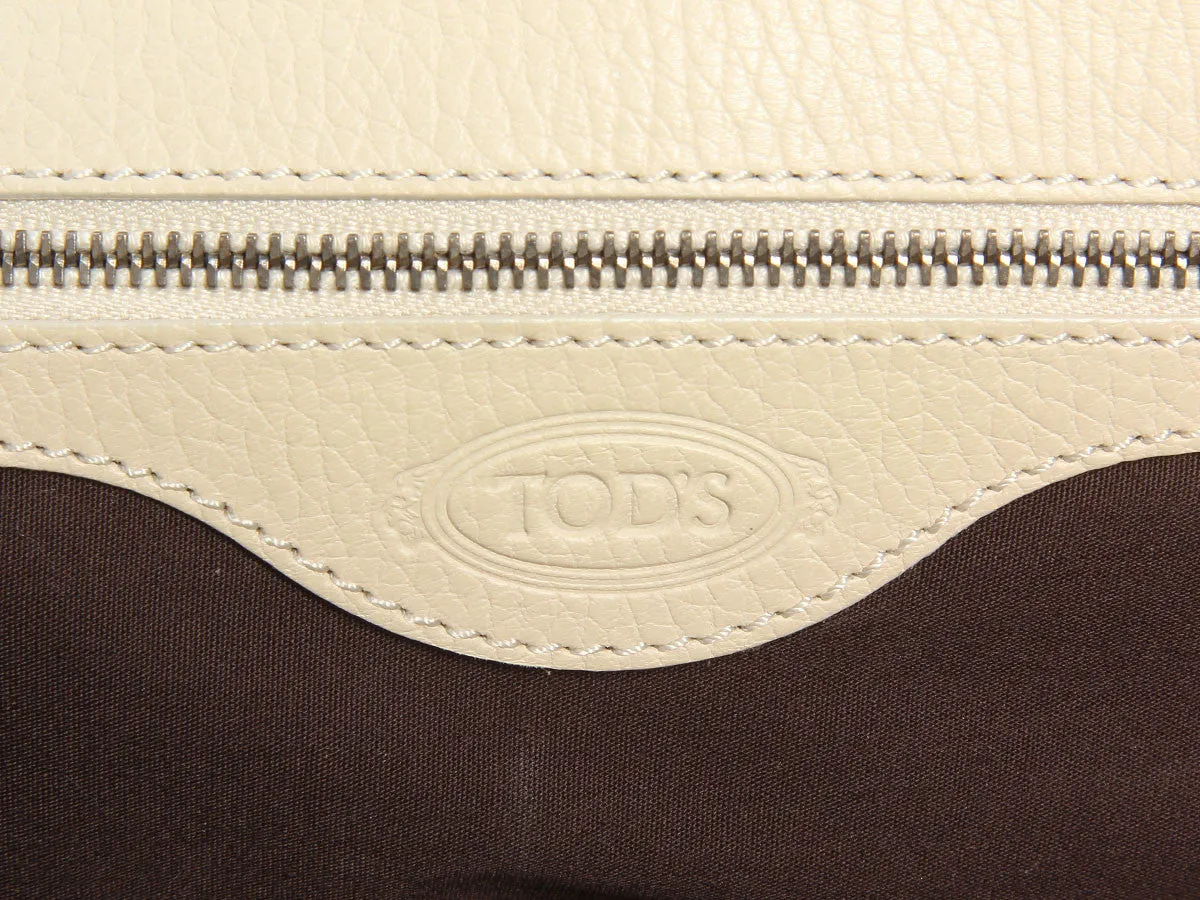 Tod's Beige Logos Bag