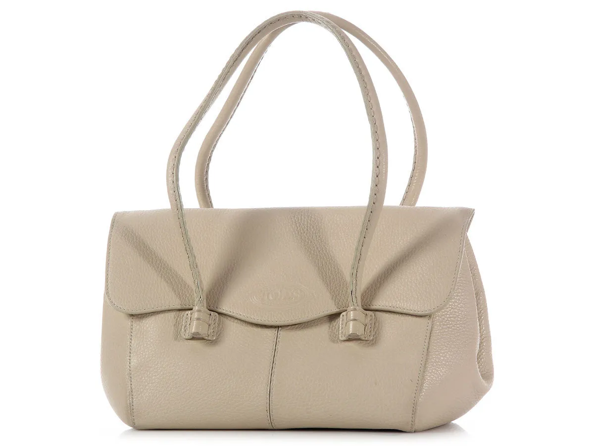 Tod's Beige Logos Bag