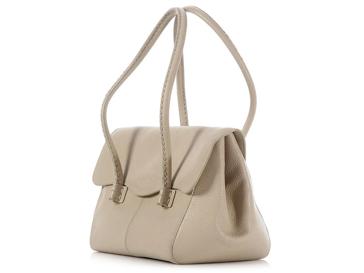 Tod's Beige Logos Bag