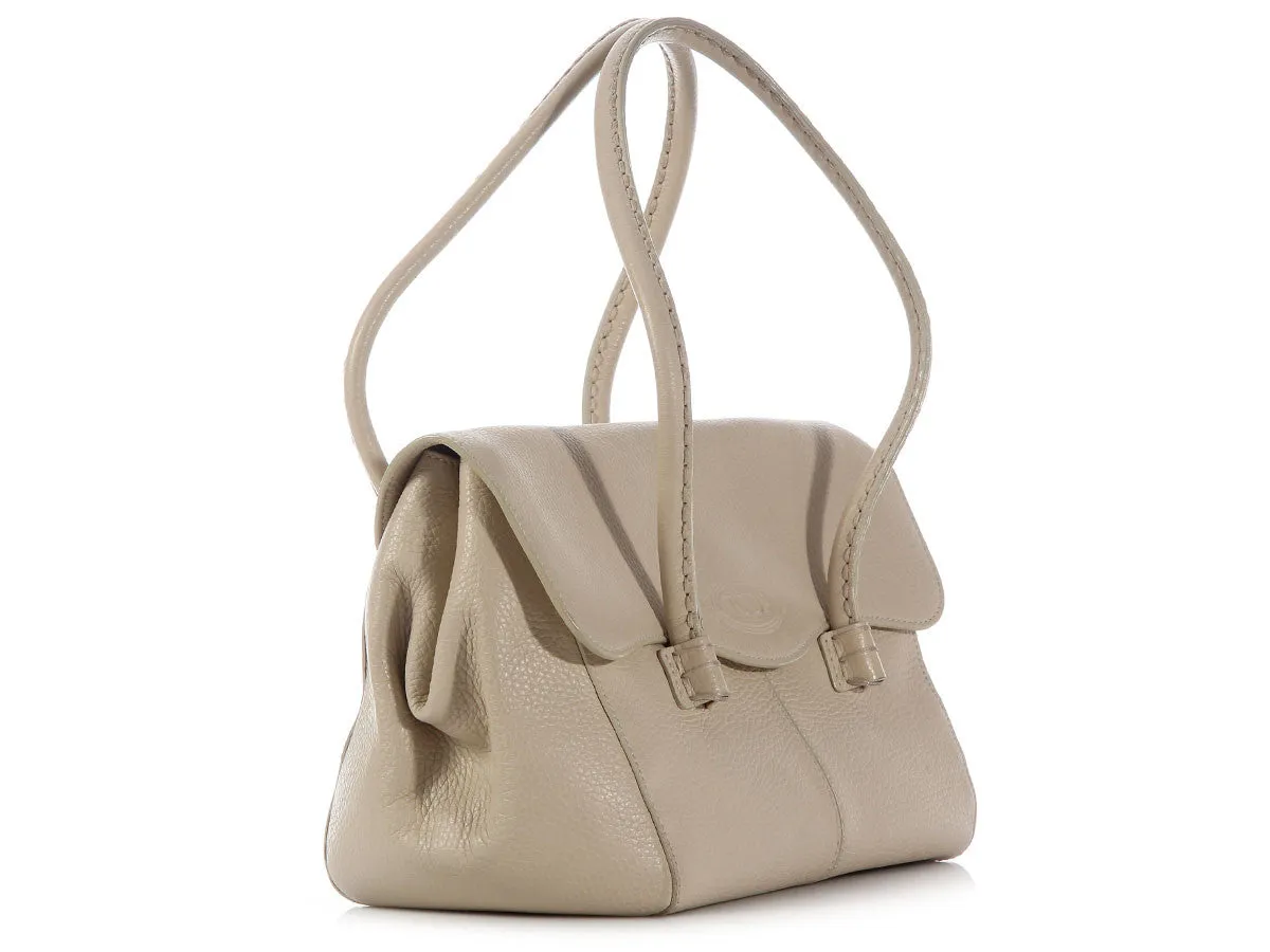 Tod's Beige Logos Bag