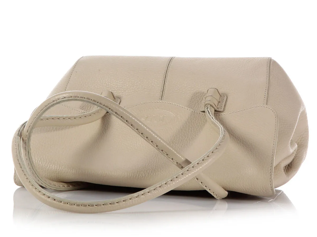 Tod's Beige Logos Bag