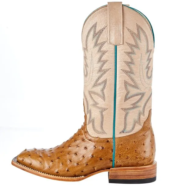 Top Hand Antique Saddle Full Quill Ostrich Boot