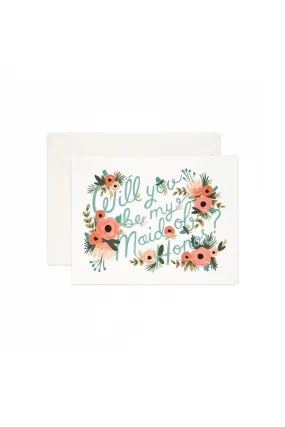 Top Maid of Honor Card Selection