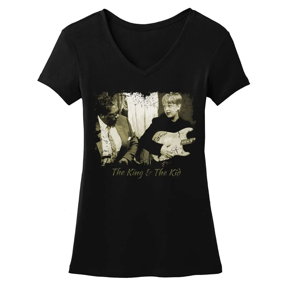 Tribut - The King and The Kid V-Neck (Women)