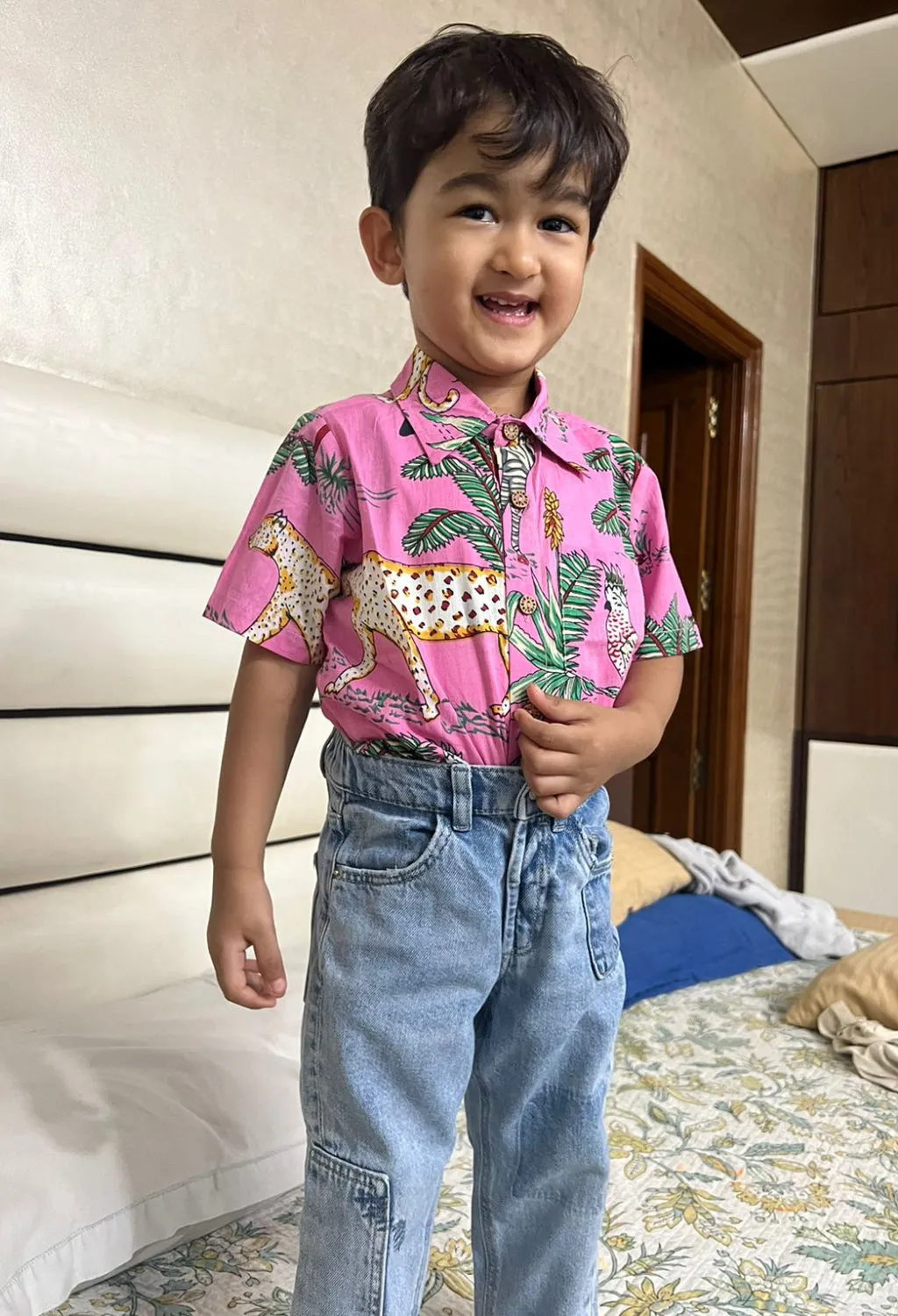 Tropical Jungle Print Shirt (Kid)