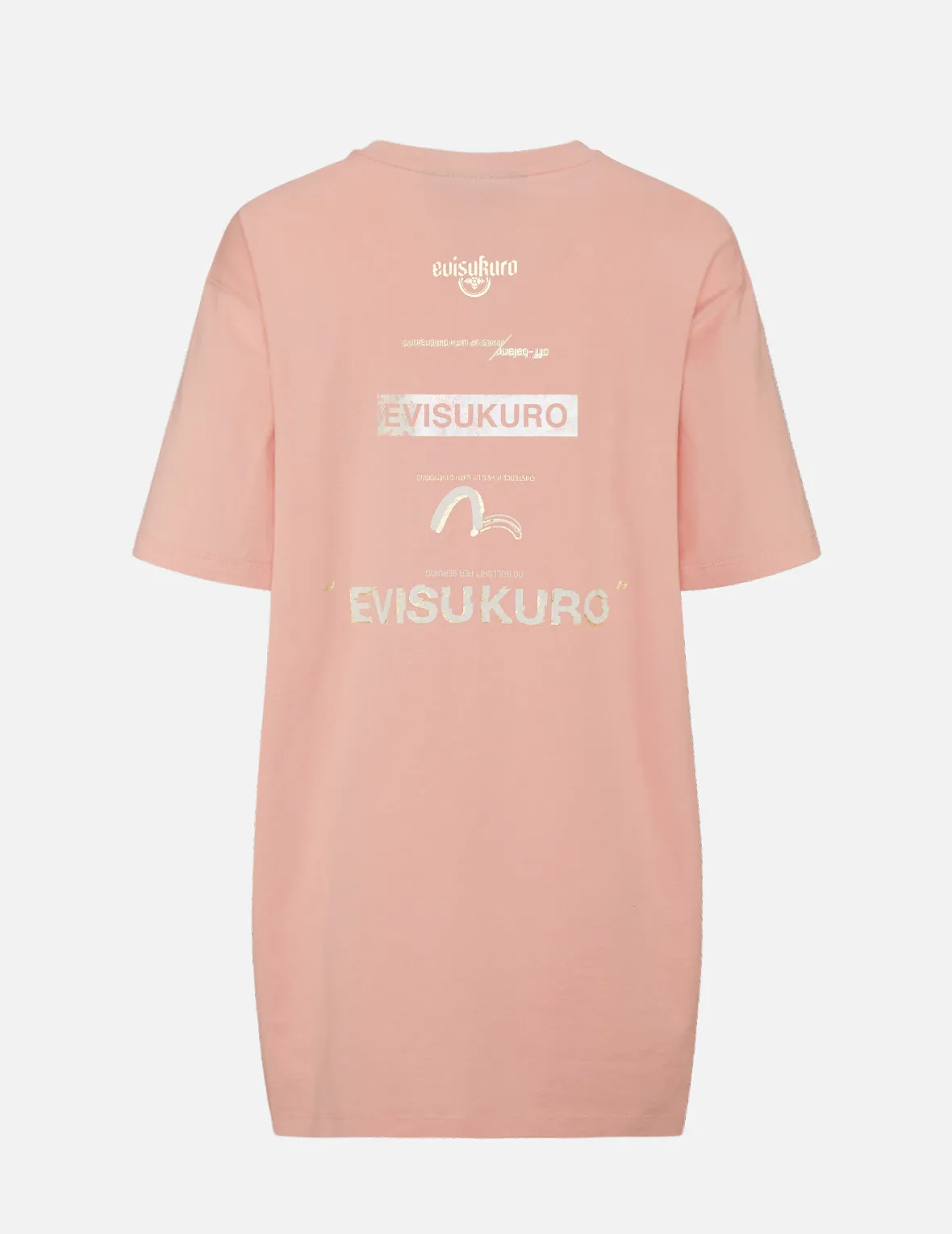 Ukiyo-E Infused Logo Label Print Oversized T-shirt