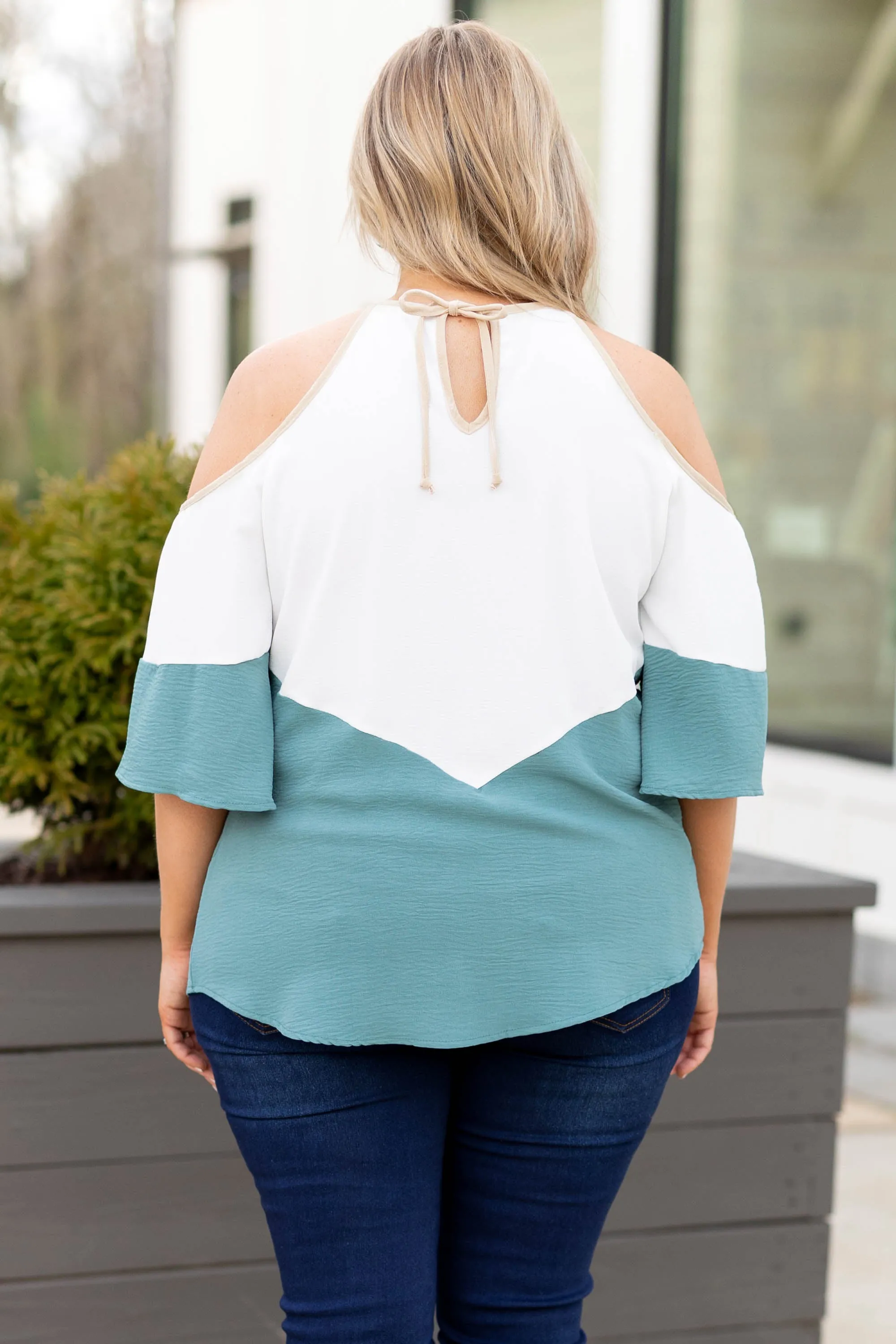 Unconventional Seafoam Blouse