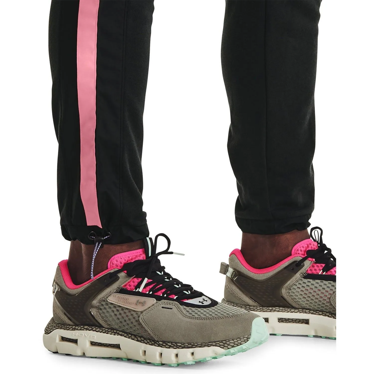 Under Armour UA Rival Terry AMP Joggers Pants - Black/Pink