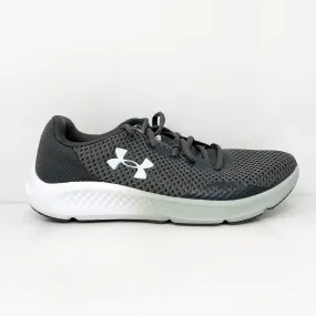 Under Armour Womens Charged Pursuit 3 3025802 Gray Running Shoes Sneakers 8.5 2E