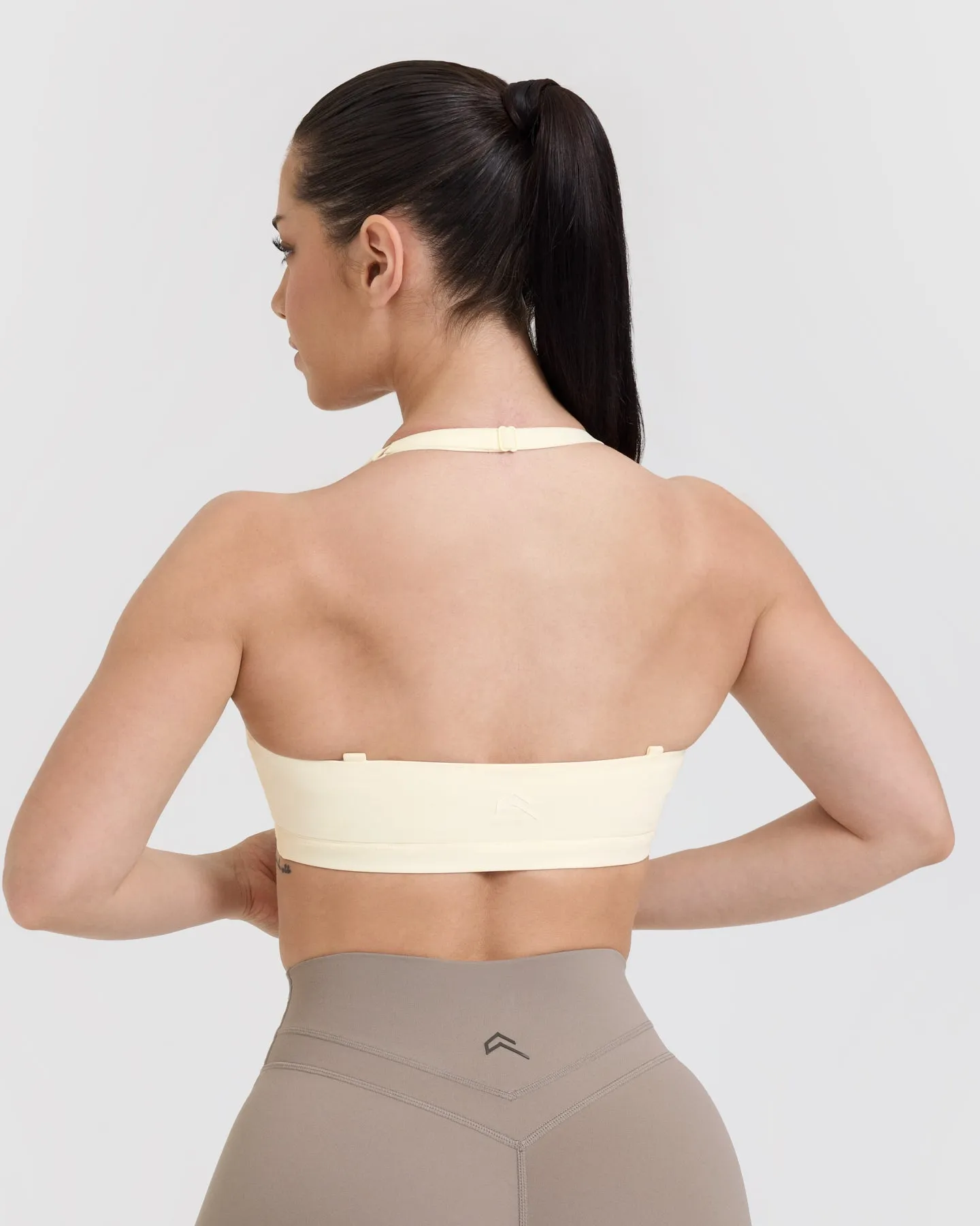 Twist Sports Bra Off White