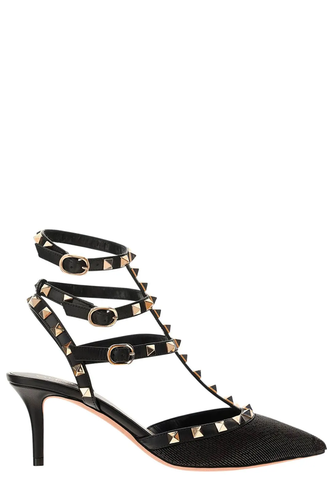 Valentino Garavani Studded Heels with Ankle Straps