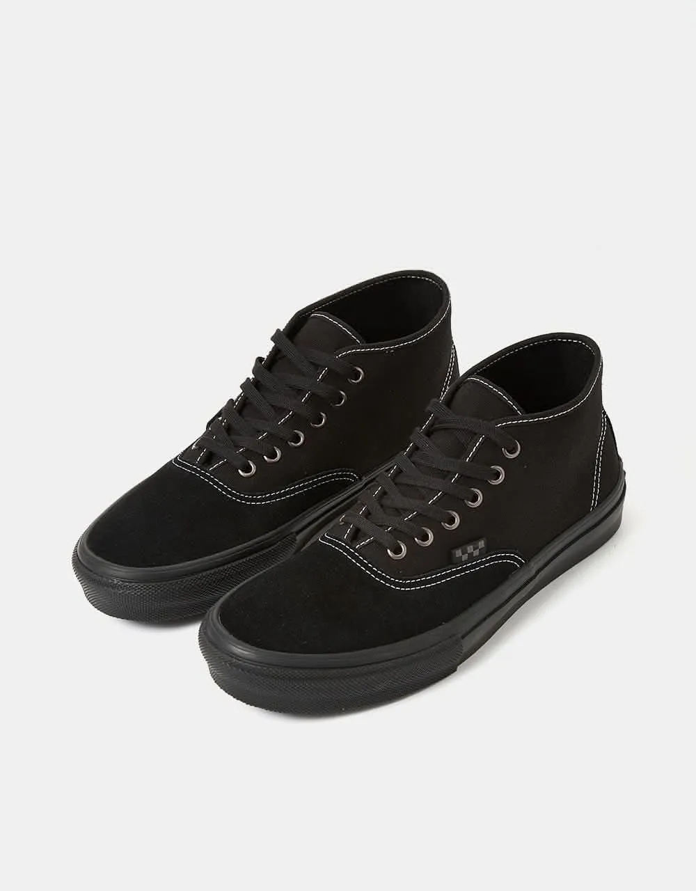 Vans Skate Authentic Mid Shoes - Blackout