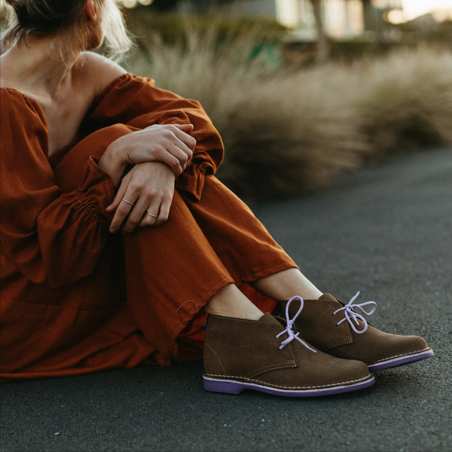 Vellies Jacaranda Purple Sole