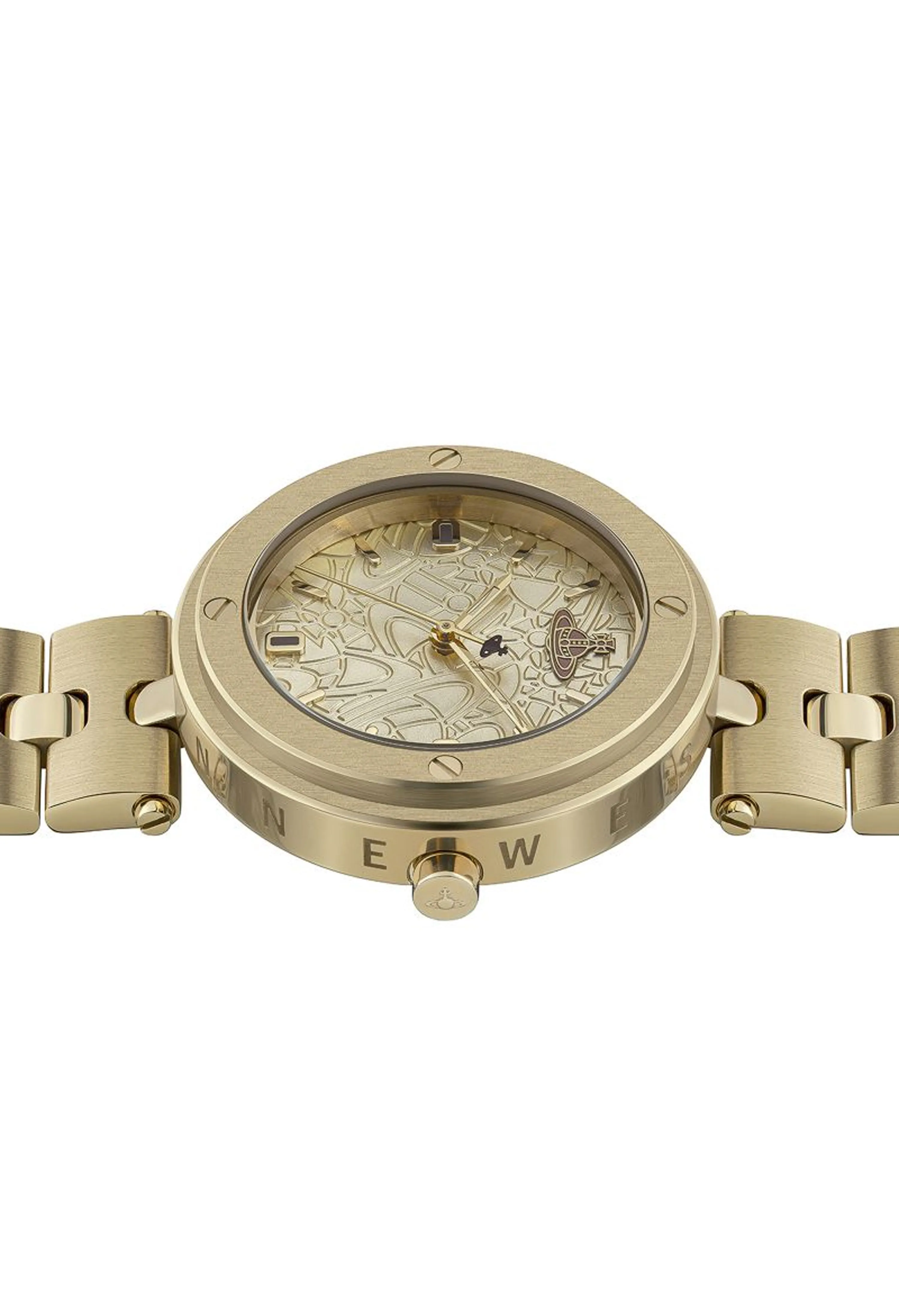 Vivienne Westwood Gold Plated Whitehall Bracelet Watch