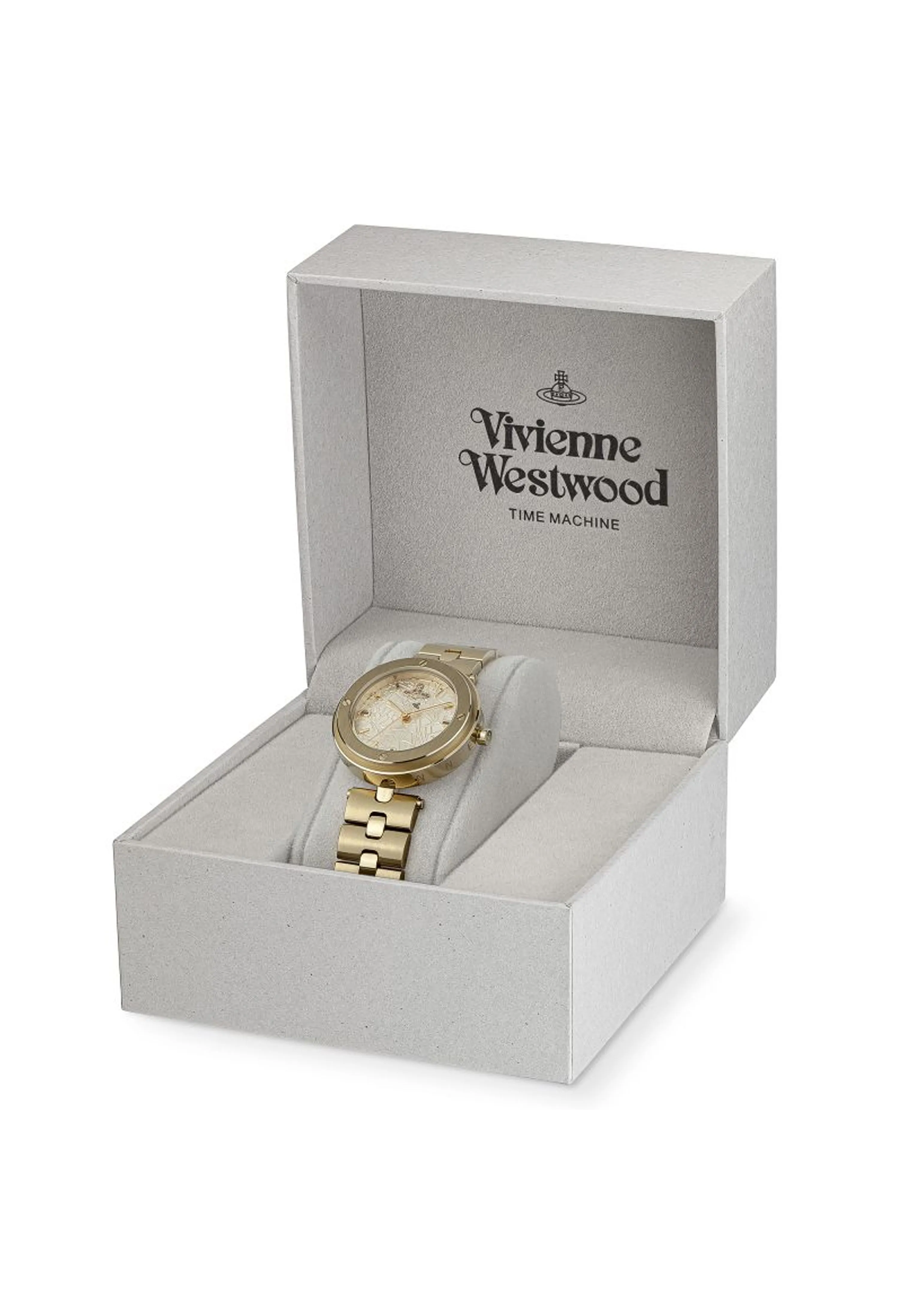 Vivienne Westwood Gold Plated Whitehall Bracelet Watch