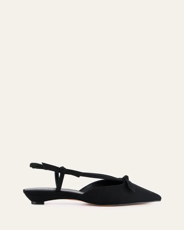 Vixen dress flat black