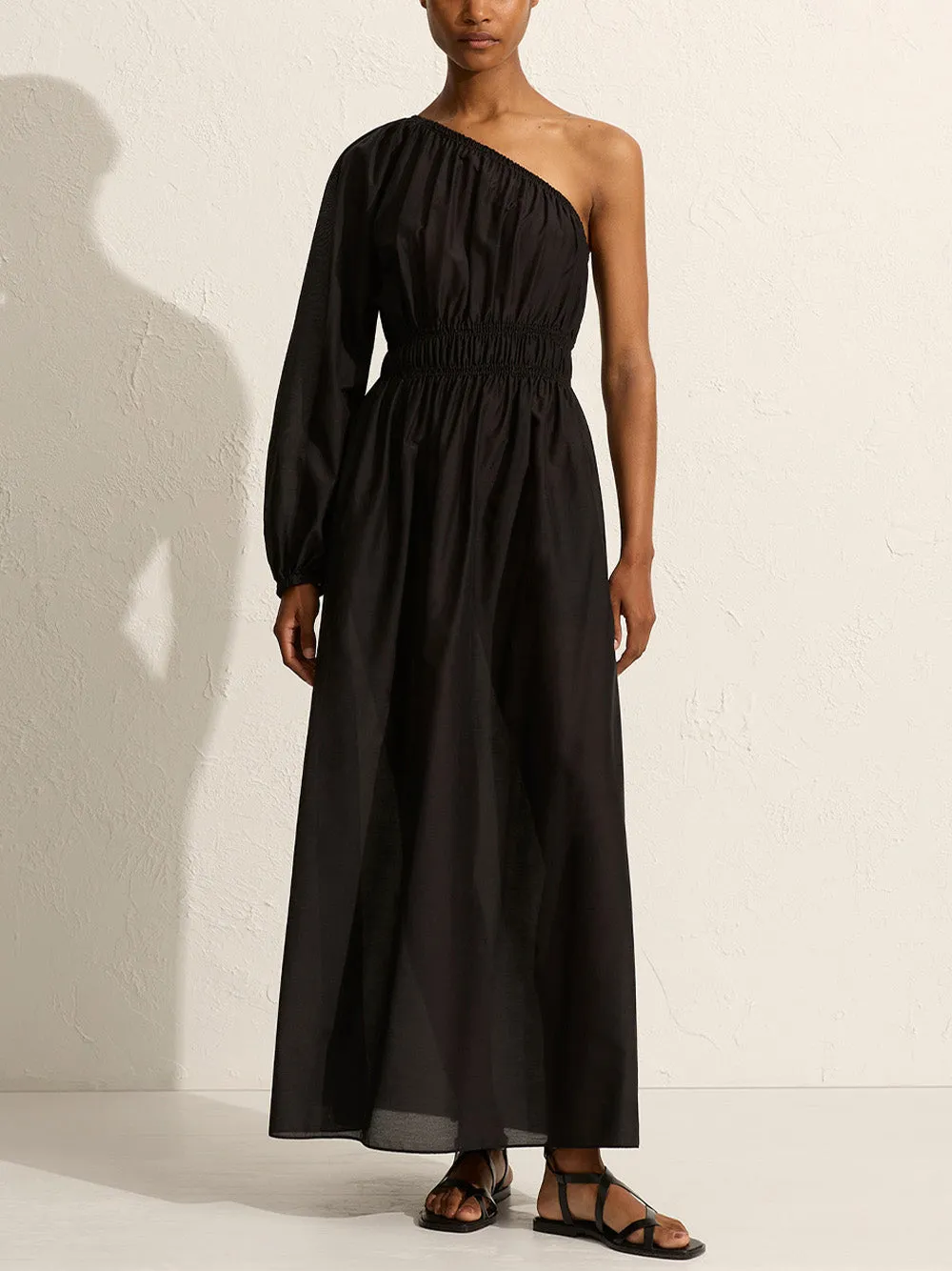 Voluminous One Shoulder Dress