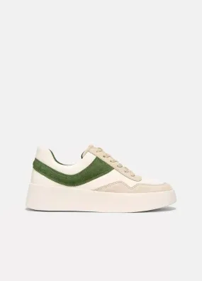 Warren Court Leather Suede Sneaker - Palm Leaf