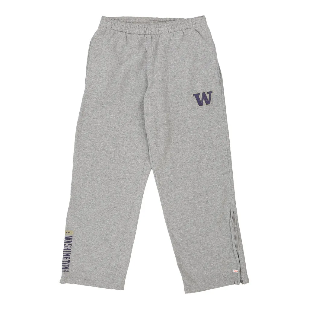 Washington Nike College Joggers - Medium Grey Cotton Blend