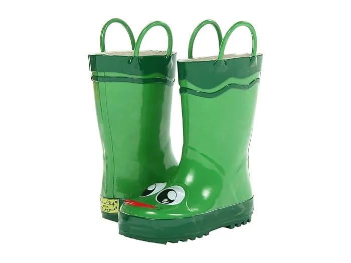 Western Chief Kids Frog Rainboot (Toddler/Little Kid/Big Kid)