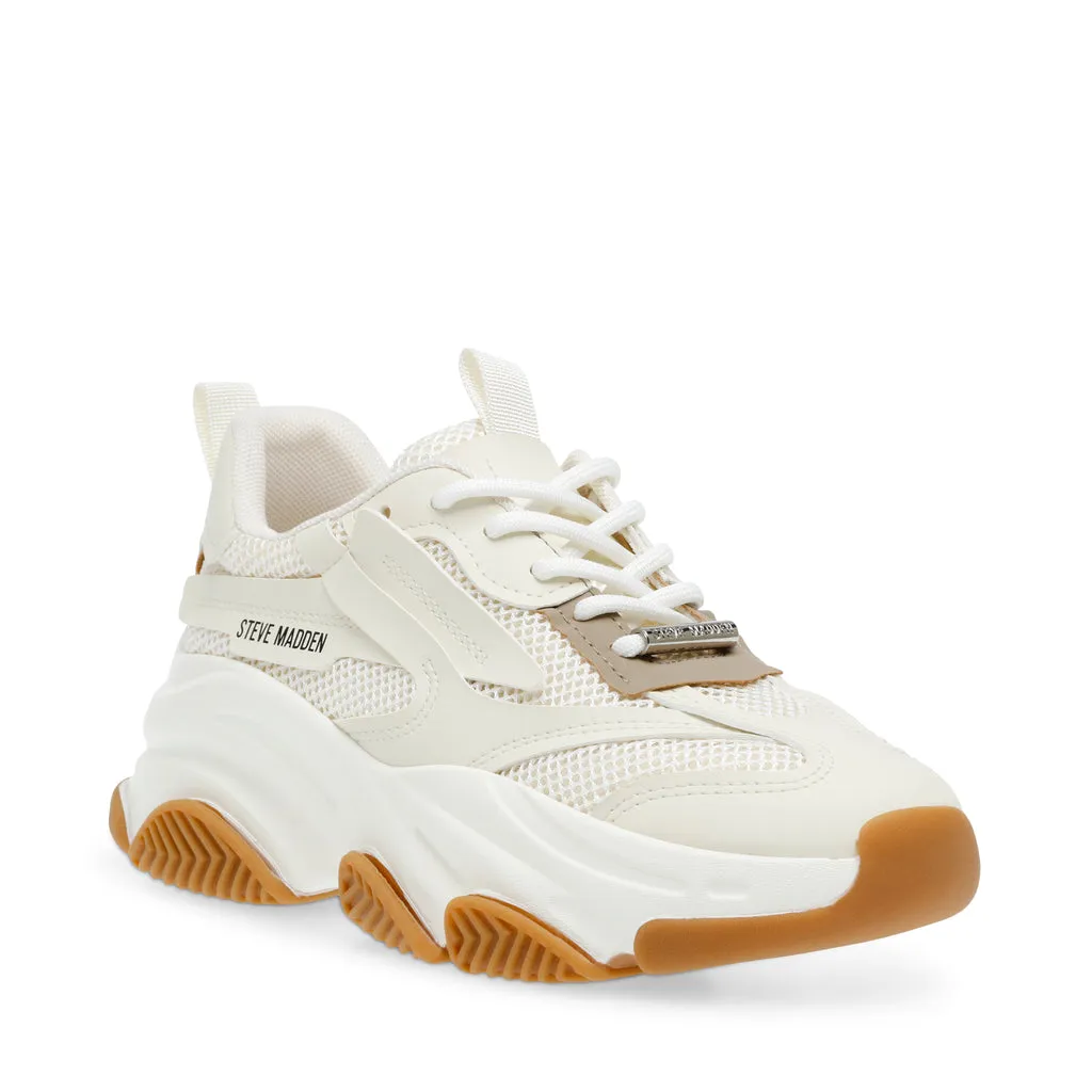 White and Gum Possession-E Sneaker