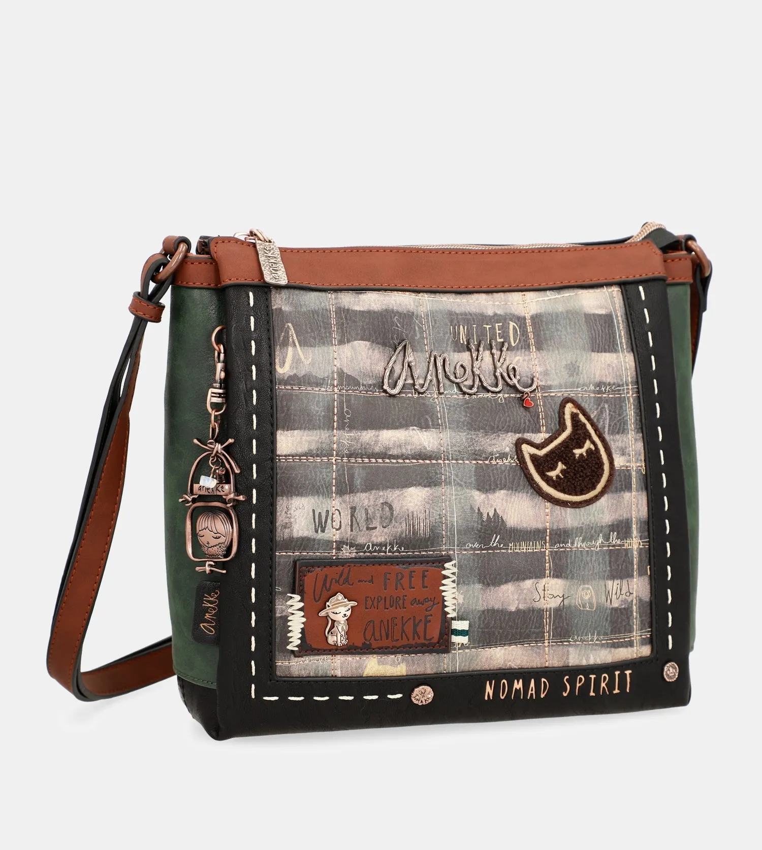 Wild medium shoulder bag