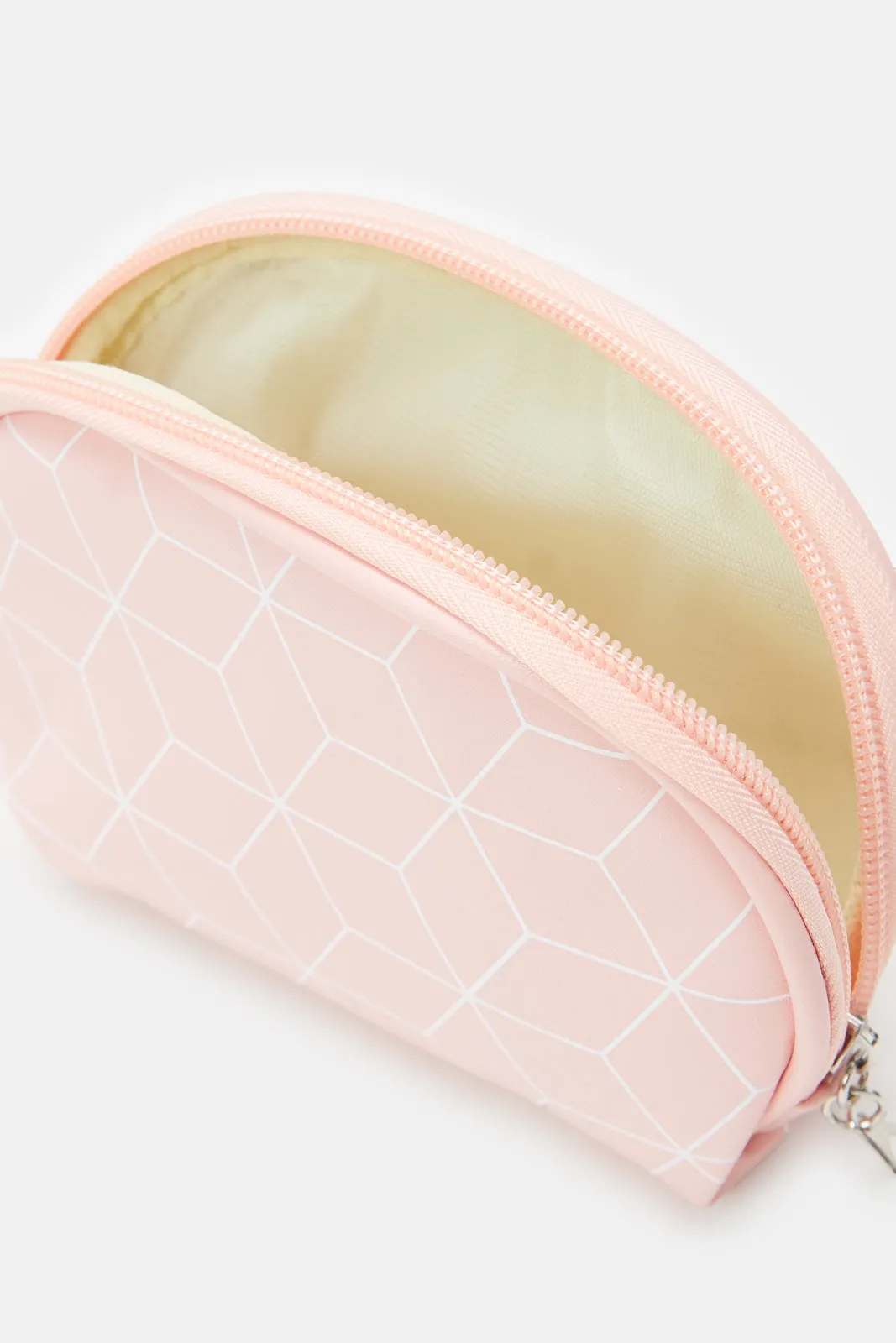 Women Pink Cosmetic Bag Set (3 Piece)