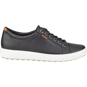 Women's Ecco Soft 7 Sneaker Black Leather