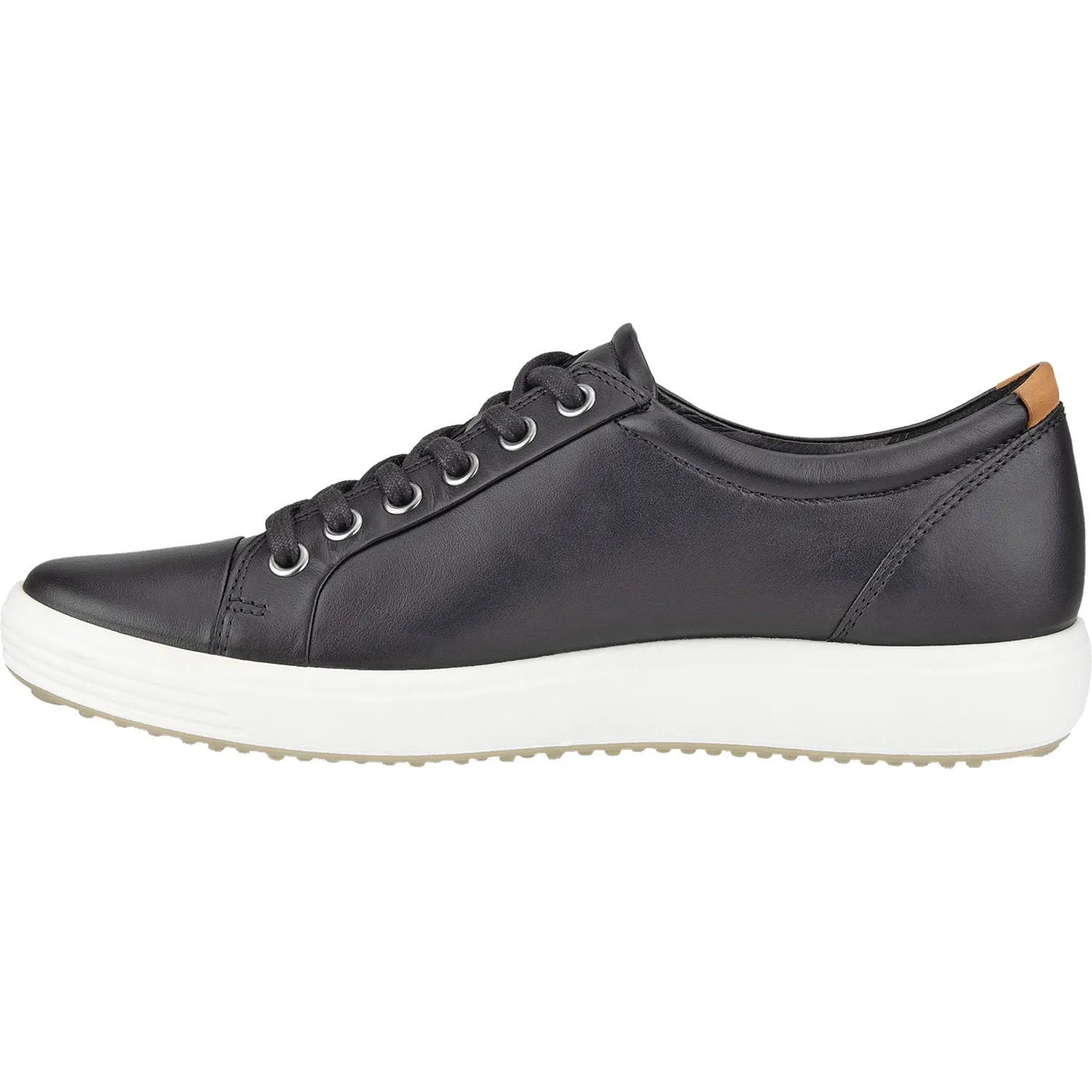 Women's Ecco Soft 7 Sneaker Black Leather