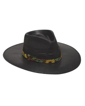 Women's Sunflower Trim Straw Hat