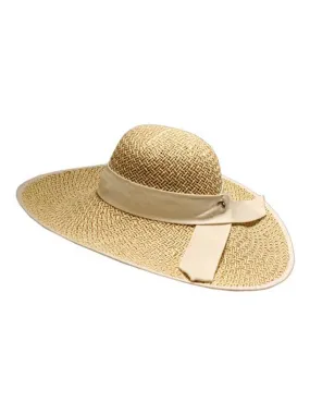 Woven Wide Brim Floppy Hat