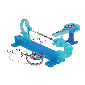 Beading Loom Craft Kit with Plastic Beads, Nylon Cord & Instructions, Kid Friendly by Wrapit