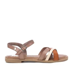 XTI Flat Beige Sandals for Women - Model 142851